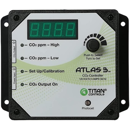 Titan Controls Atlas 3 -  Day/Night CO2 Monitor/Controller GL56702608